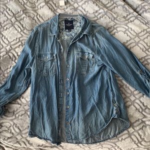 American Eagle jean flannel
